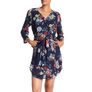 DR2 by Daniel Rainn Roll Tab Shirt Dress